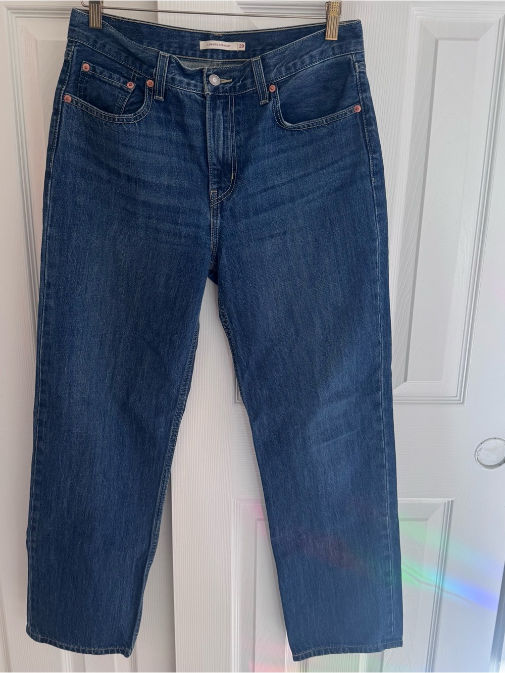 Levi’s Low Pro Straight Jeans 29 - Dark Blue Denim